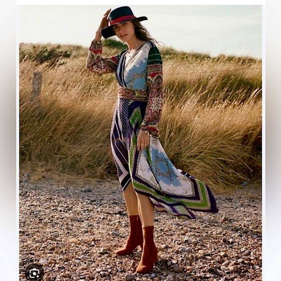 Anthropologie Dresses & Skirts - Moulinette Soeurs by Anthropologie Istanbul Scarf Style Dress!